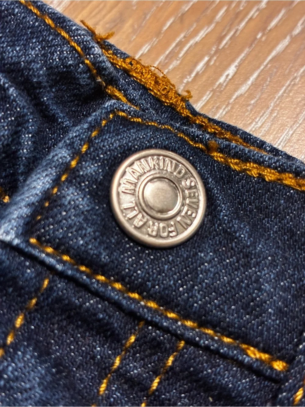 7 For All Mankind Dark Blue Kids Denim Skinny Jeans